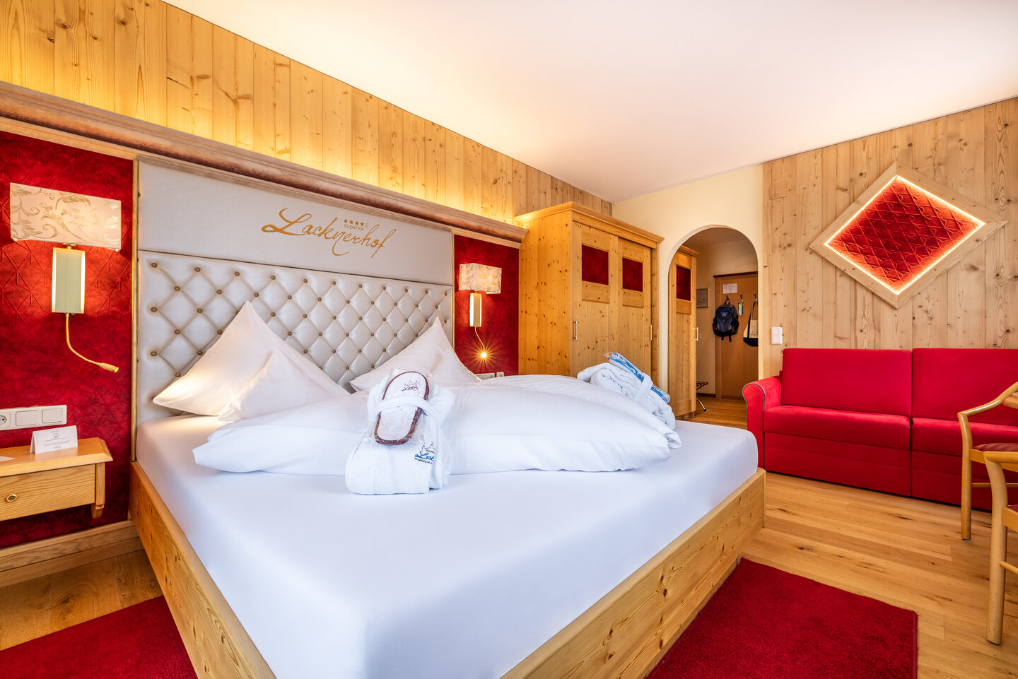 Zimmer im Schlosshotel Lacknerhof in Flachau