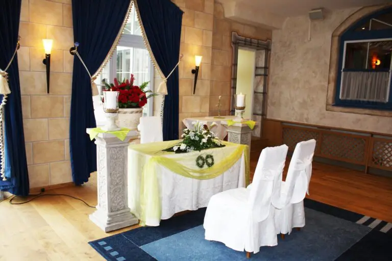 Trauungssaal im Schlosshotel Lacknerhof